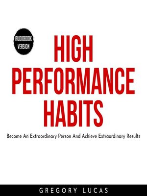 cover image of HIGH PERFORMANCE HABITS